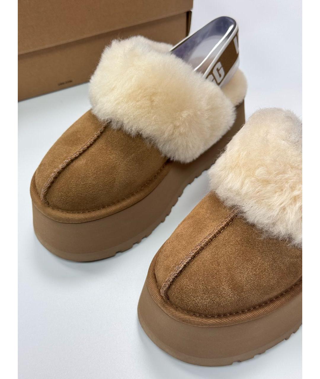 UGG AUSTRALIA Коричневые замшевые мюли, фото 4