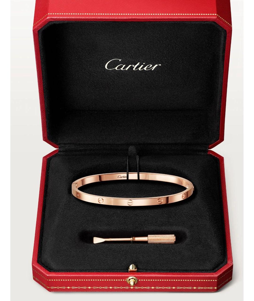 CARTIER Розовый браслет из розового золота, фото 2