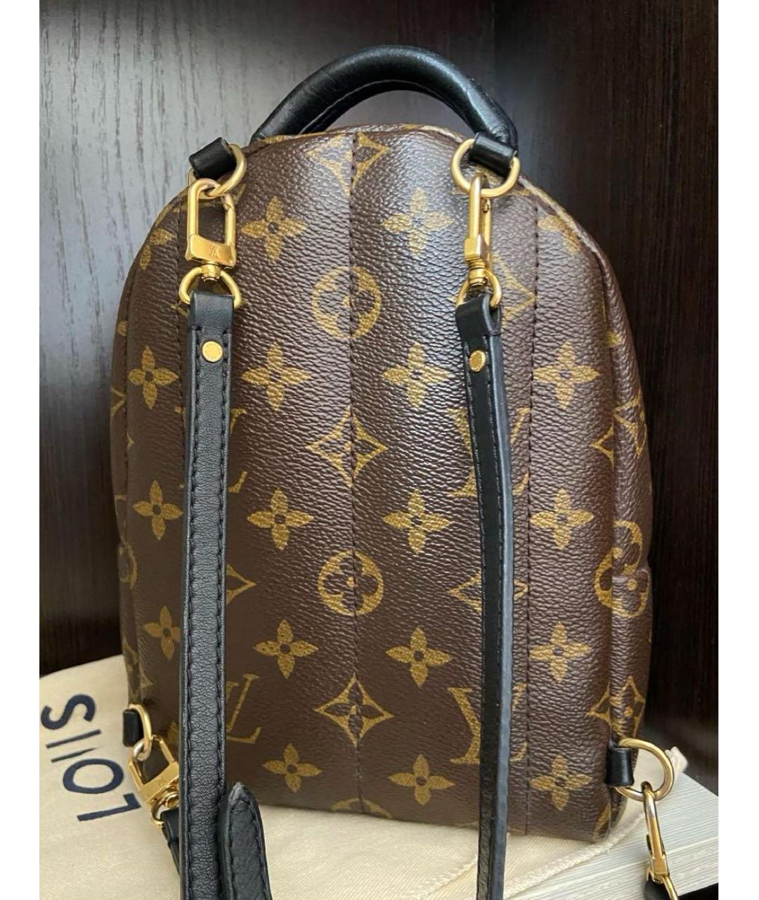 LOUIS VUITTON Антрацитовый рюкзак, фото 3