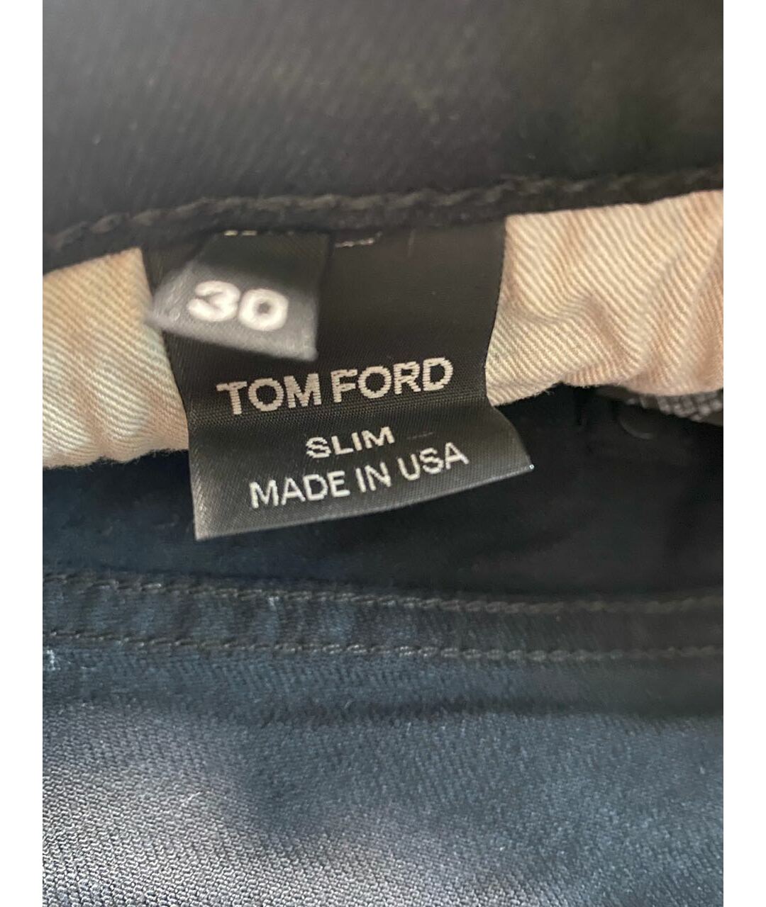 TOM FORD Черные хлопко-эластановые джинсы скинни, фото 5