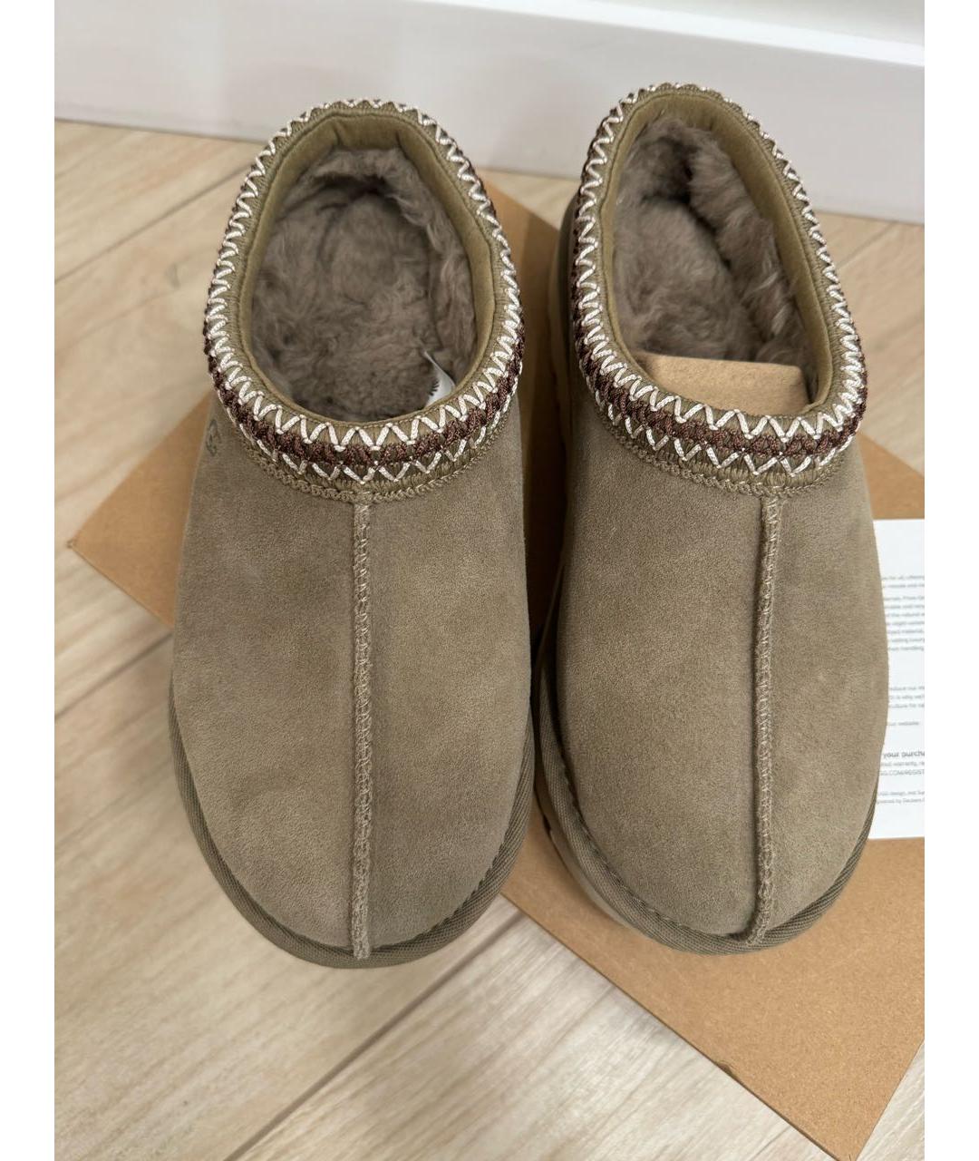 UGG AUSTRALIA Бежевые замшевые полусапоги, фото 2