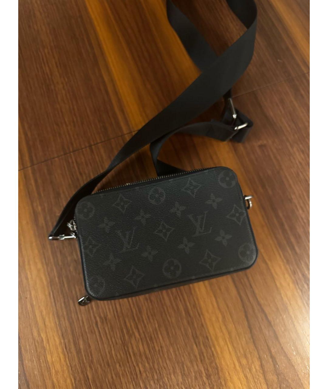 LOUIS VUITTON Черная сумка на плечо, фото 2