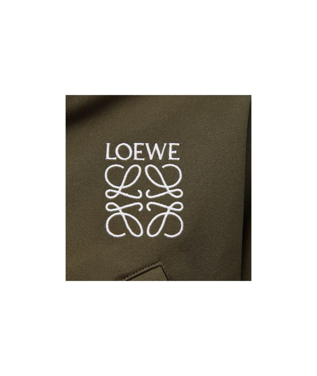 LOEWE Хаки куртка, фото 5