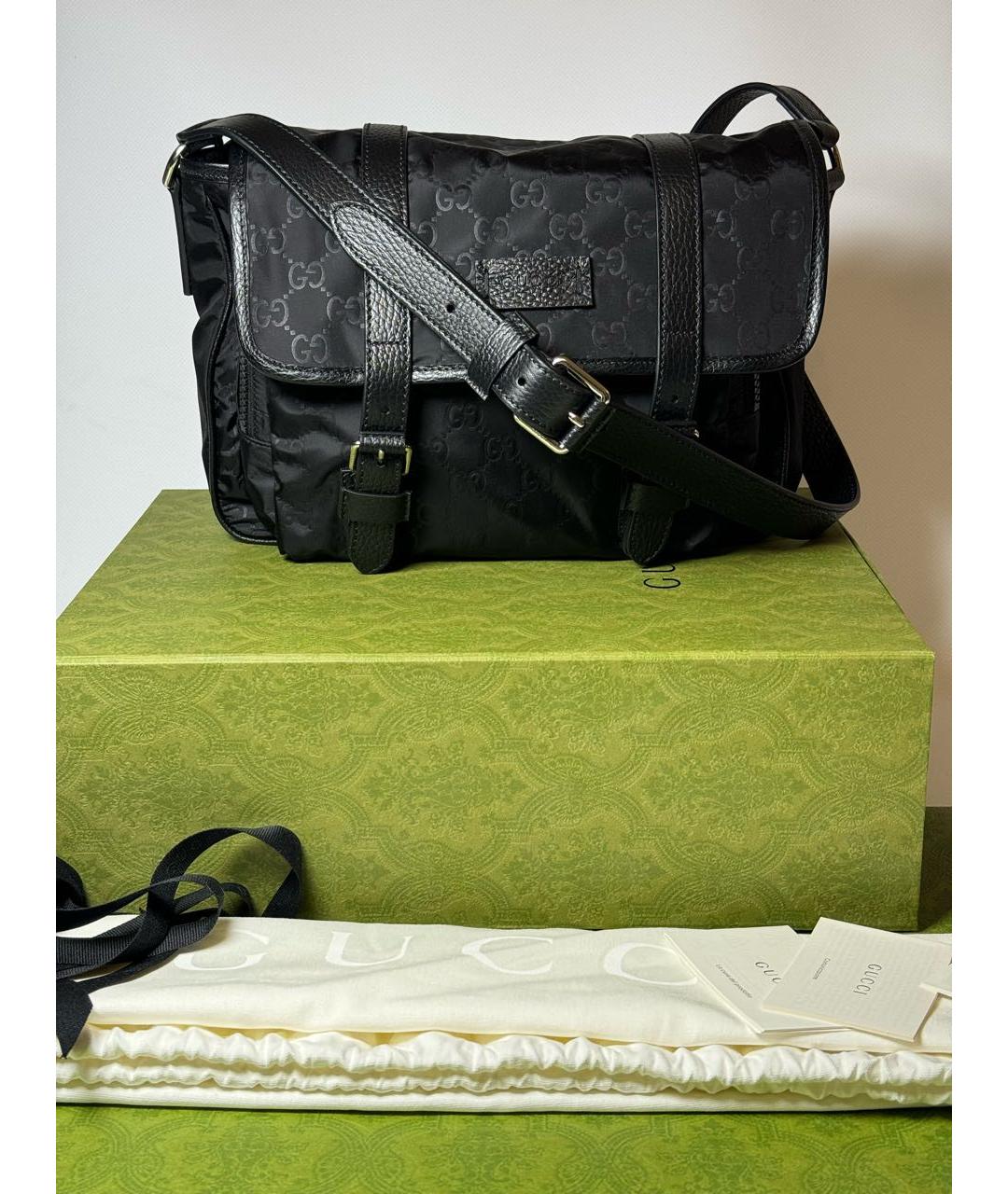 GUCCI Черная сумка на плечо, фото 5