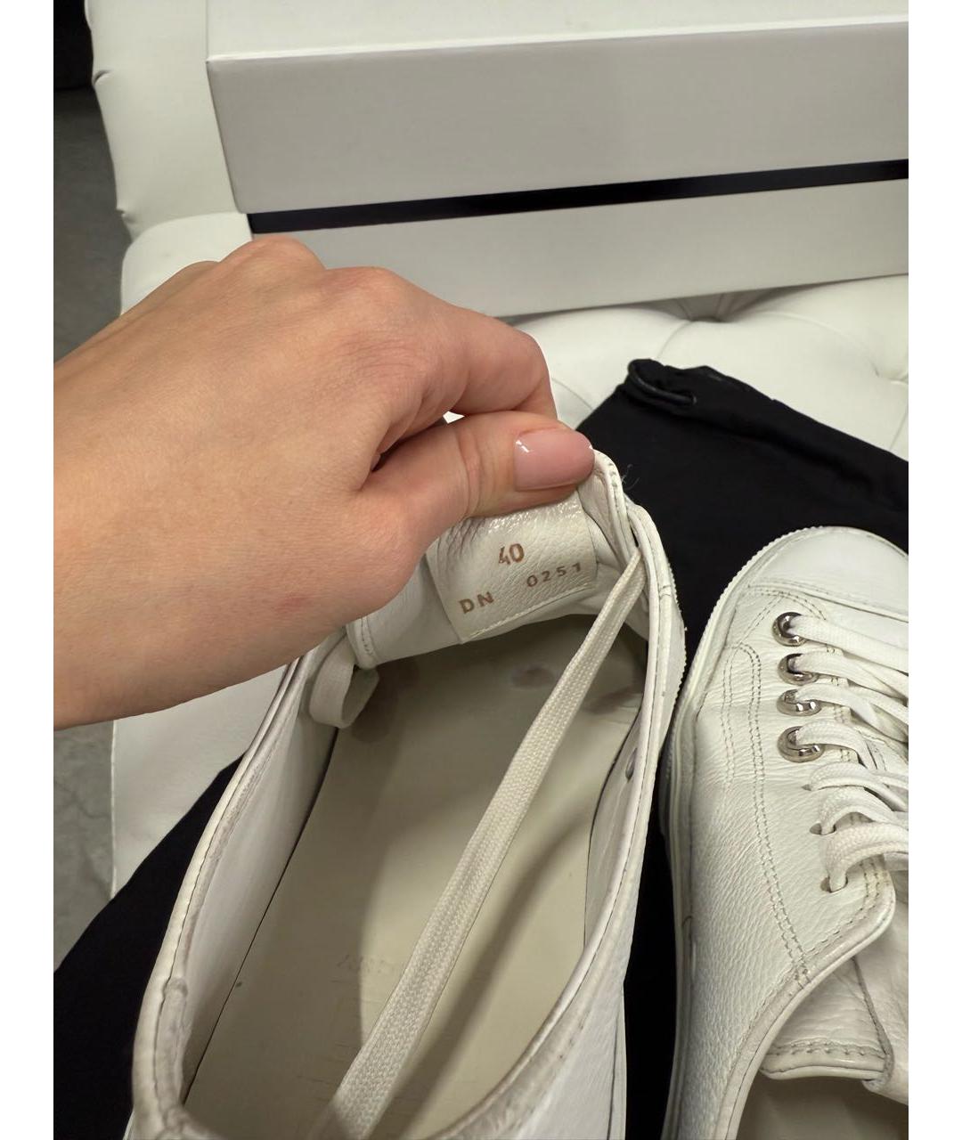 GIVENCHY Белые кожаные кеды, фото 7