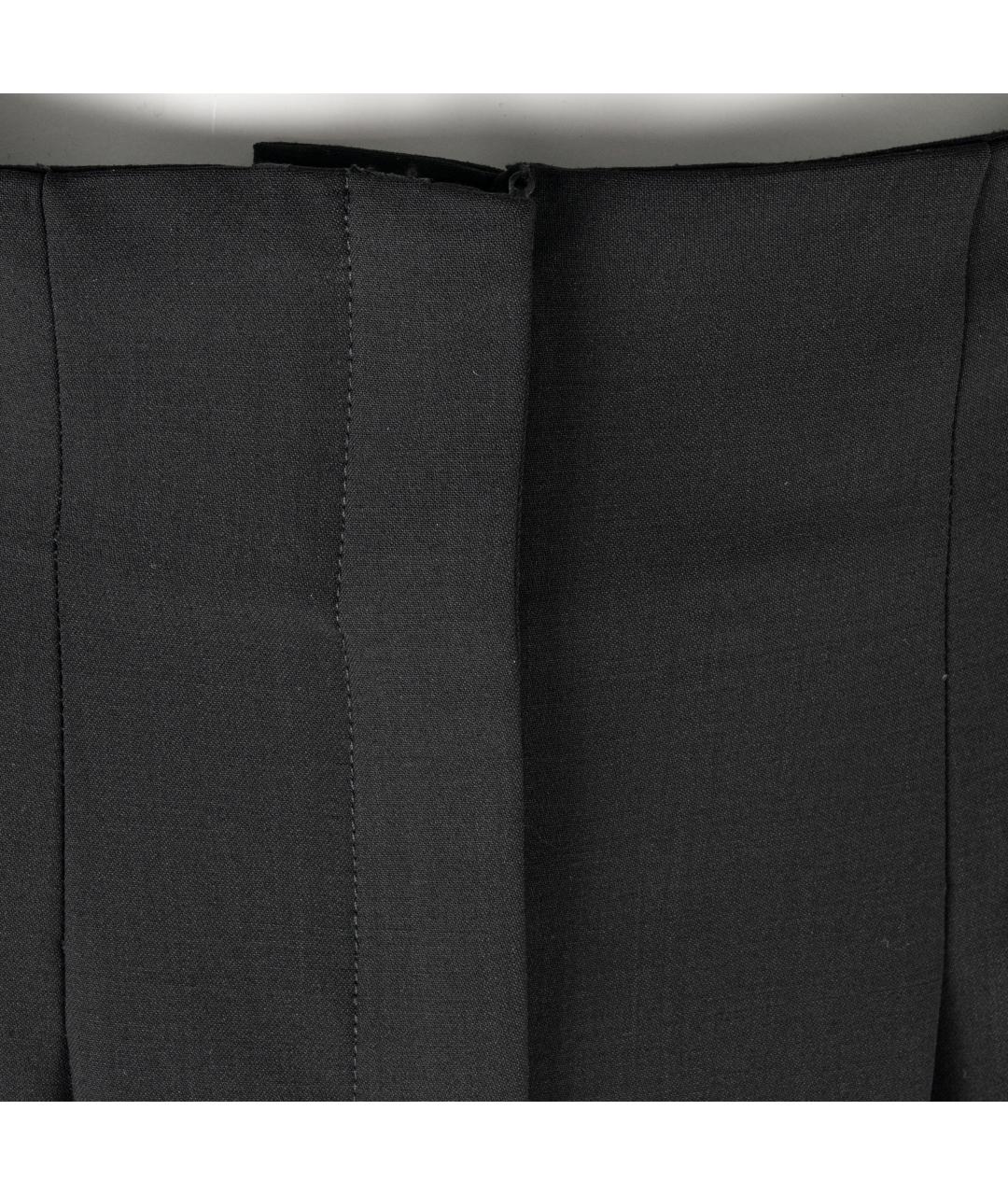 MICHAEL KORS Черные шерстяные прямые брюки, фото 2