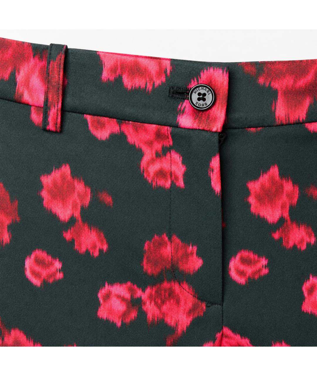 MICHAEL KORS Мульти хлопковые брюки узкие, фото 2