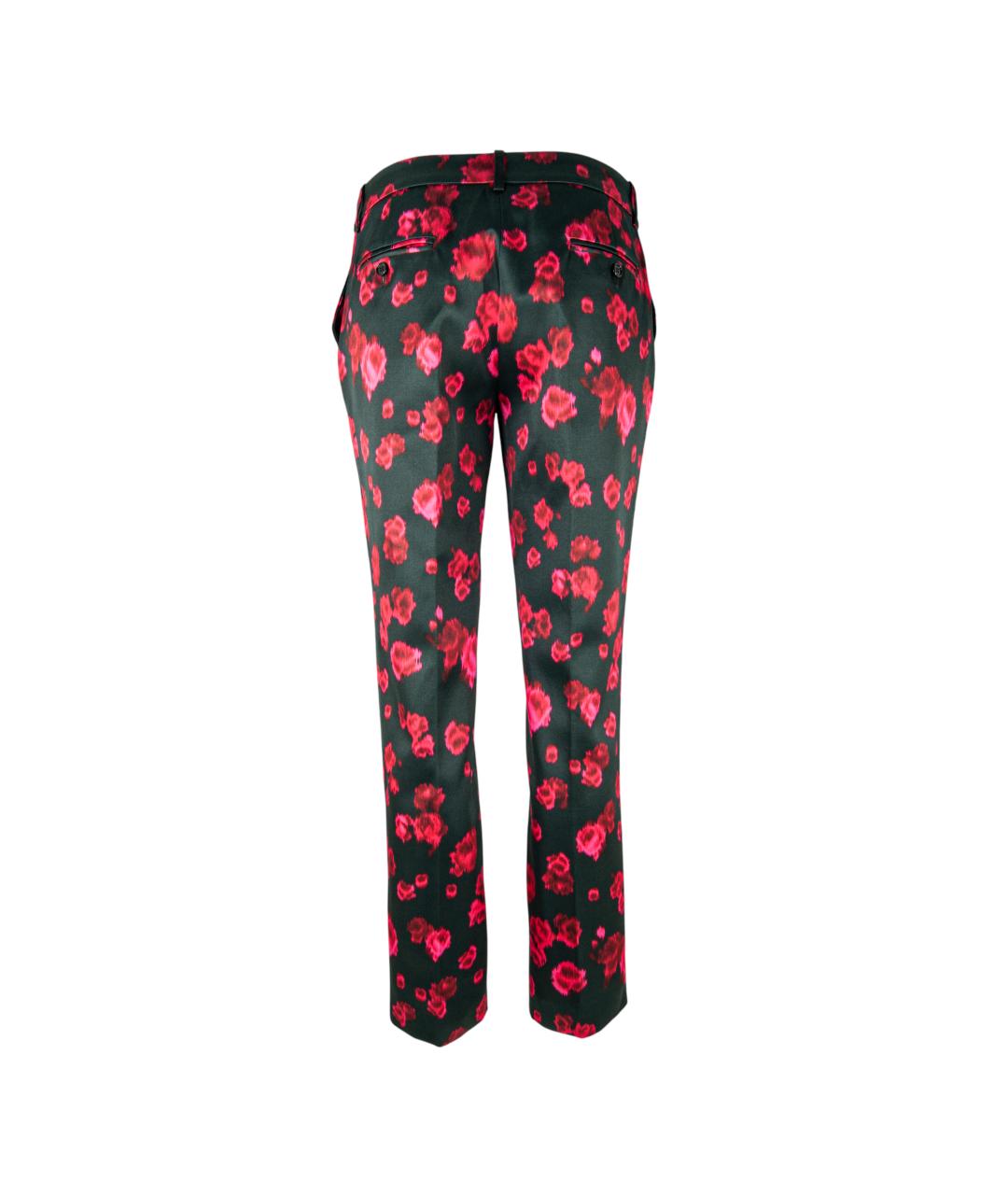 MICHAEL KORS Мульти хлопковые брюки узкие, фото 3