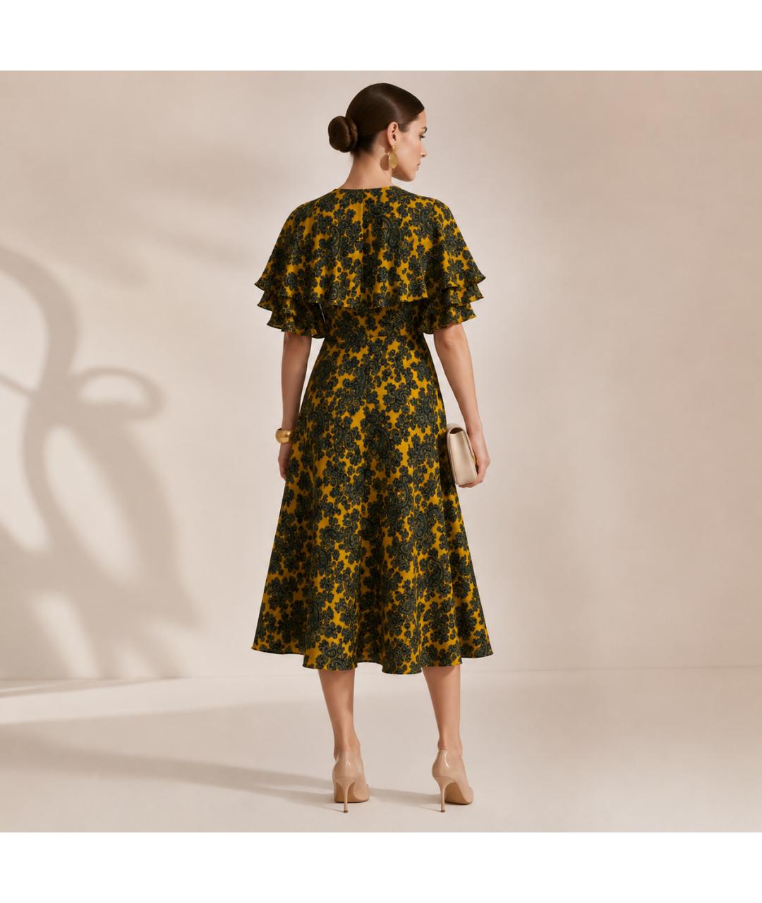 MICHAEL KORS Мульти шелковое вечернее платье, фото 5