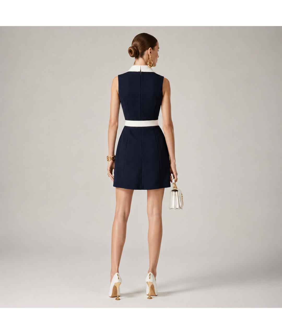 MICHAEL KORS Черное хлопковое платье, фото 6