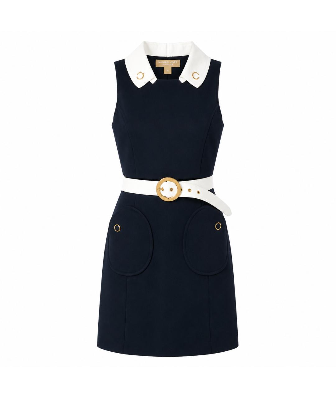MICHAEL KORS Черное хлопковое платье, фото 1