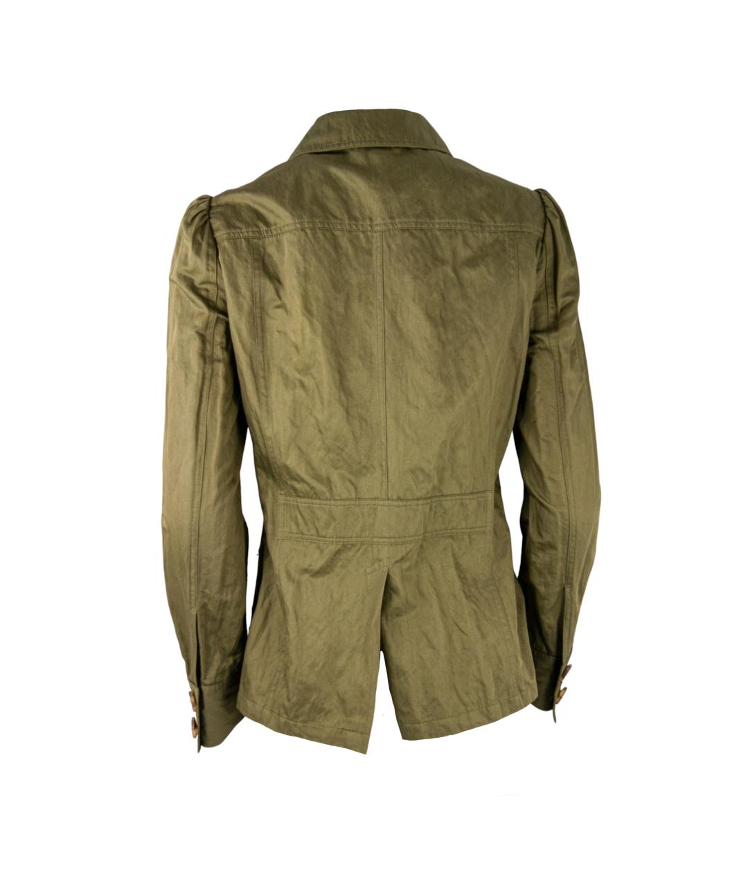 MICHAEL KORS Хаки хлопковый жакет/пиджак, фото 3