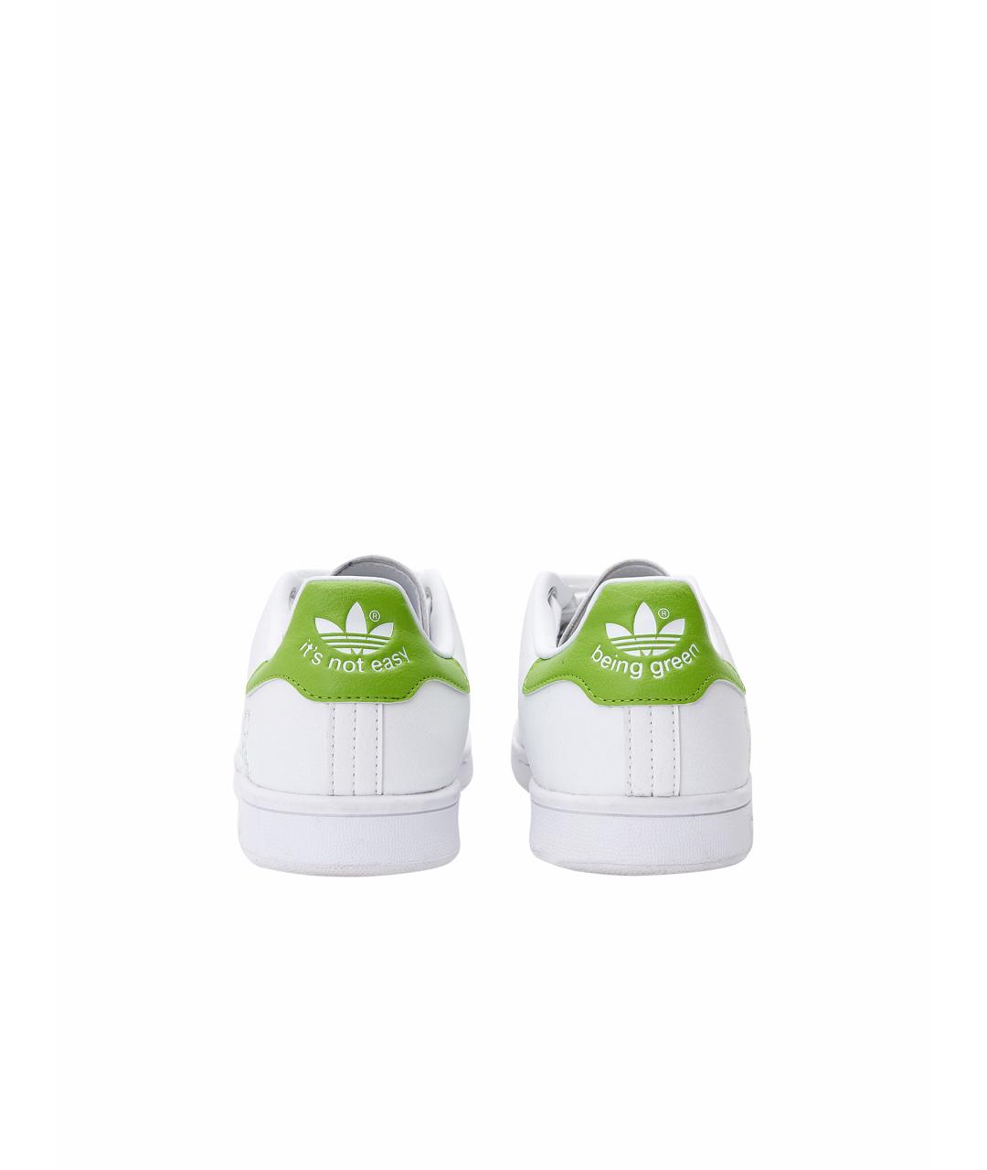 ADIDAS Белые кожаные кроссовки, фото 5
