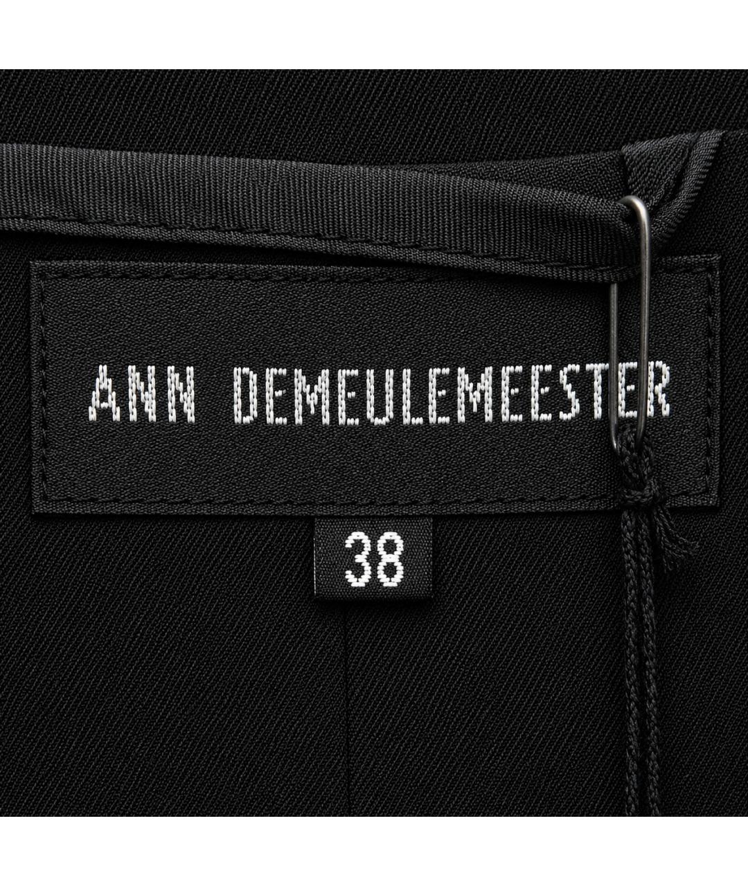 ANN DEMEULEMEESTER Черный вискозный жакет/пиджак, фото 5