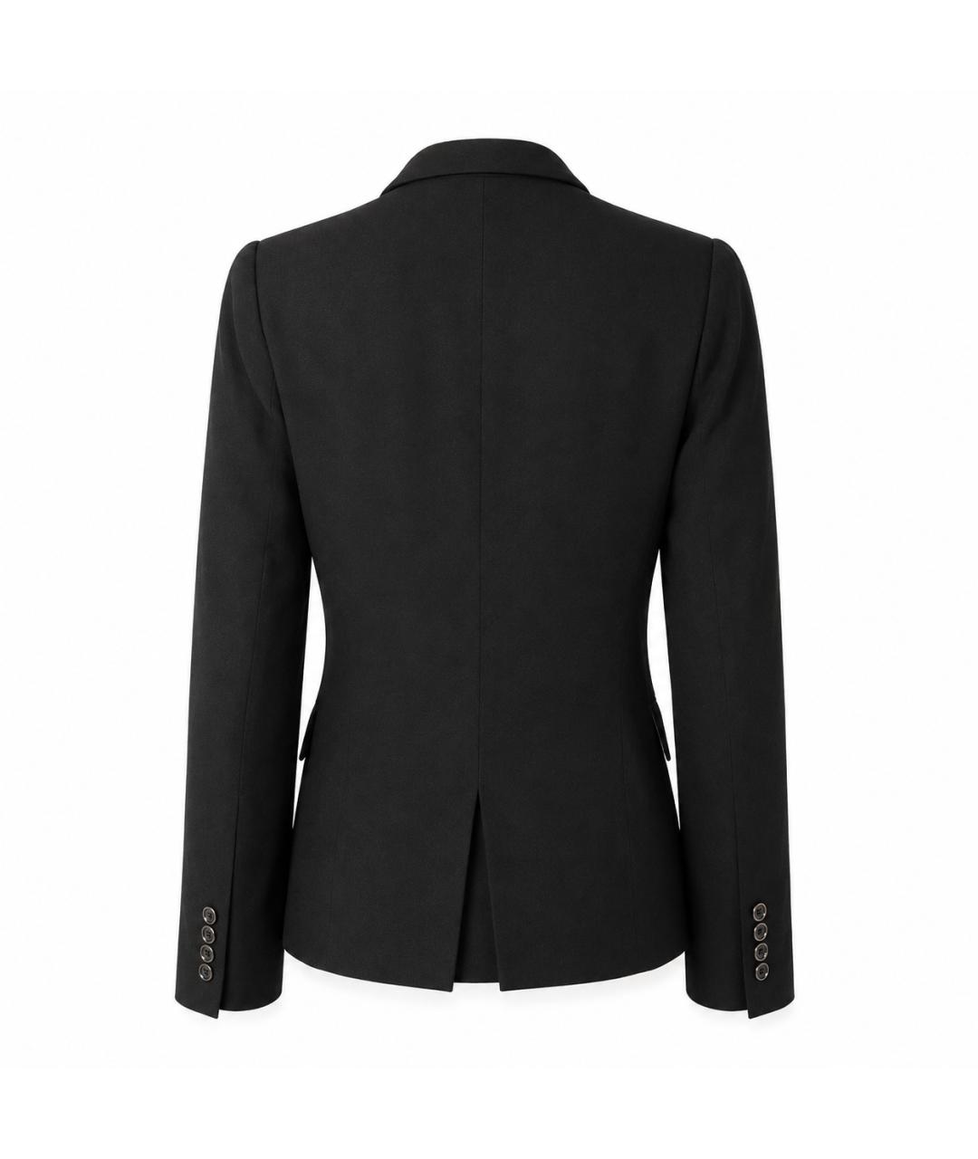 ANN DEMEULEMEESTER Черный вискозный жакет/пиджак, фото 4