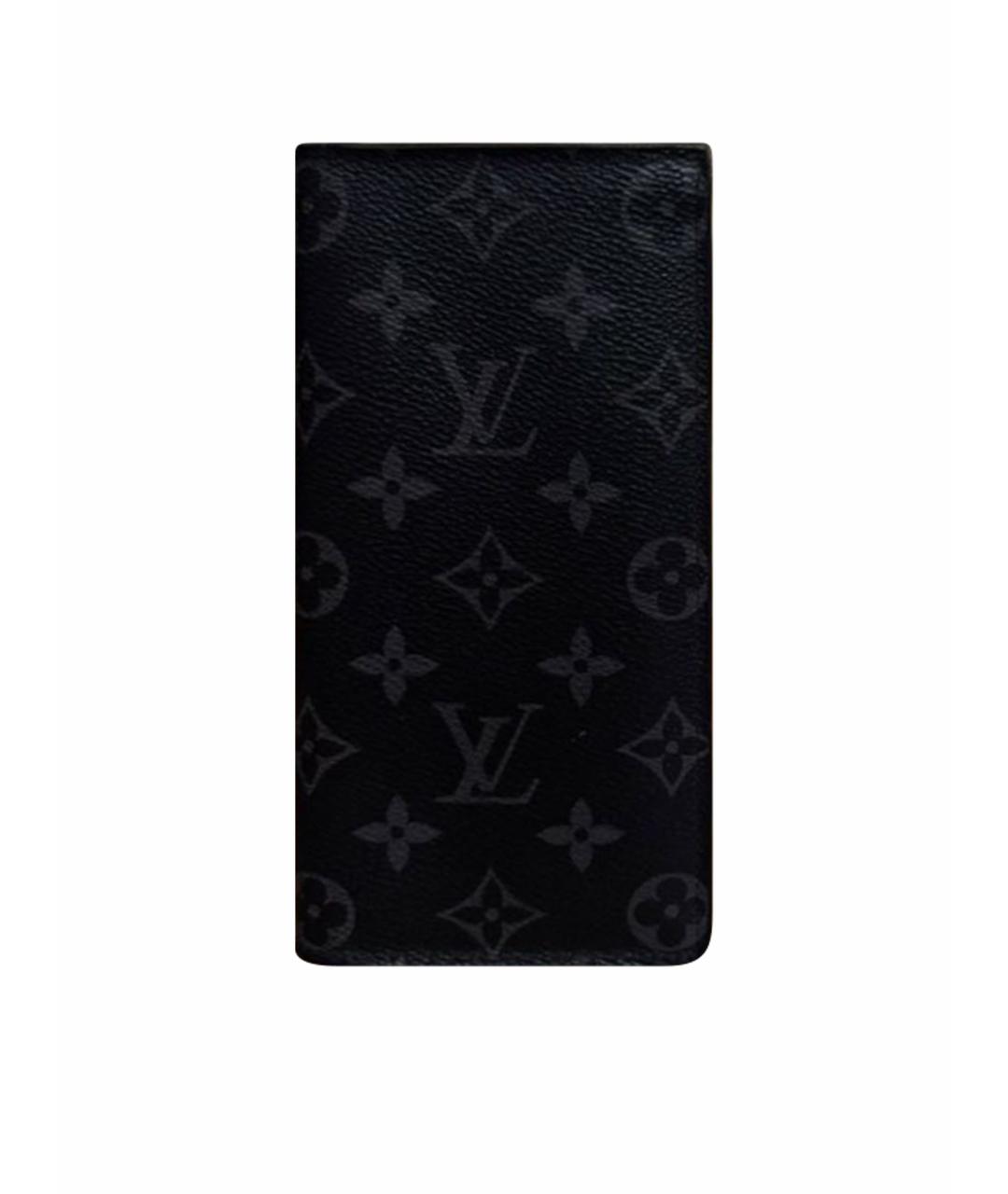 LOUIS VUITTON Серый кожаный кошелек, фото 1