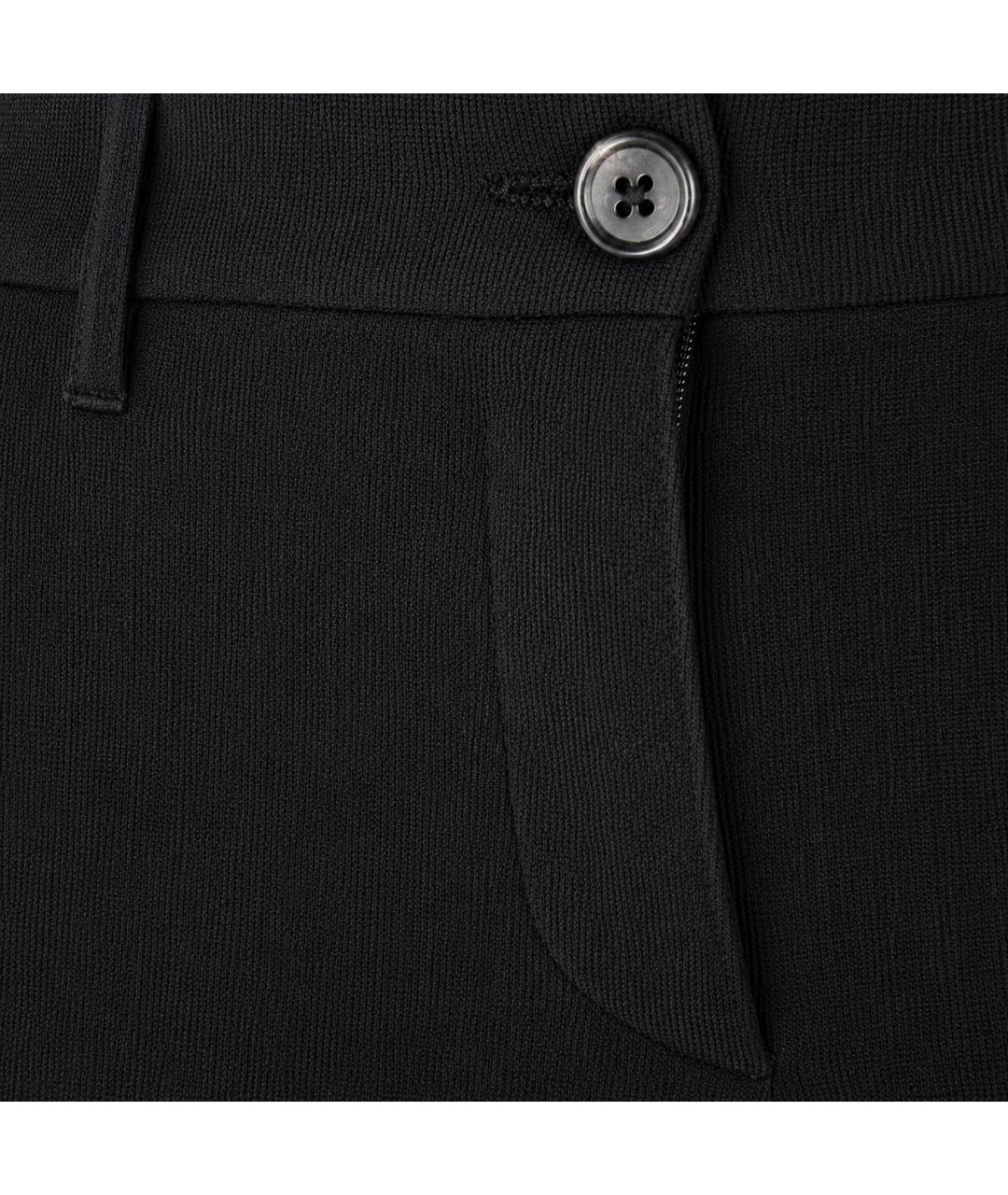 ANN DEMEULEMEESTER Антрацитовые шерстяные прямые брюки, фото 2