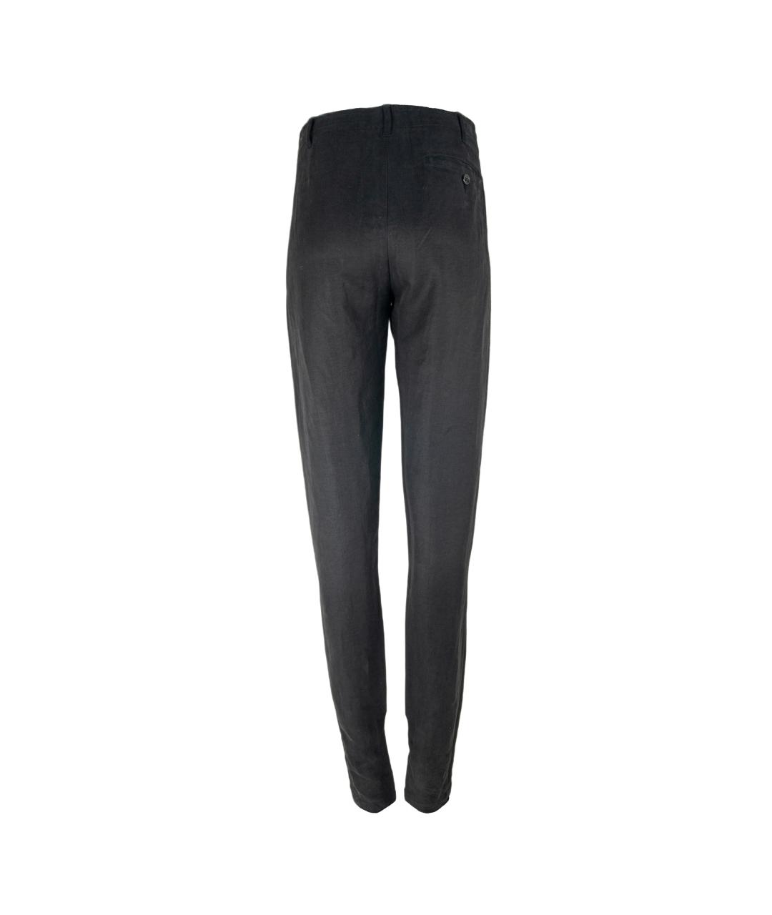 ANN DEMEULEMEESTER Черные брюки узкие, фото 4