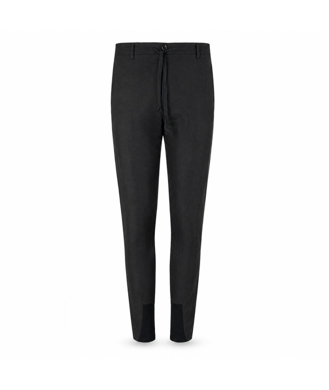 ANN DEMEULEMEESTER Черные брюки узкие, фото 1