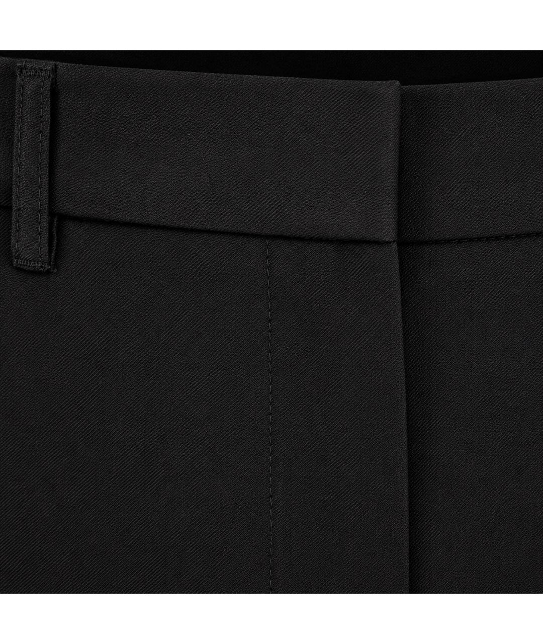 ANN DEMEULEMEESTER Черные хлопковые брюки широкие, фото 2