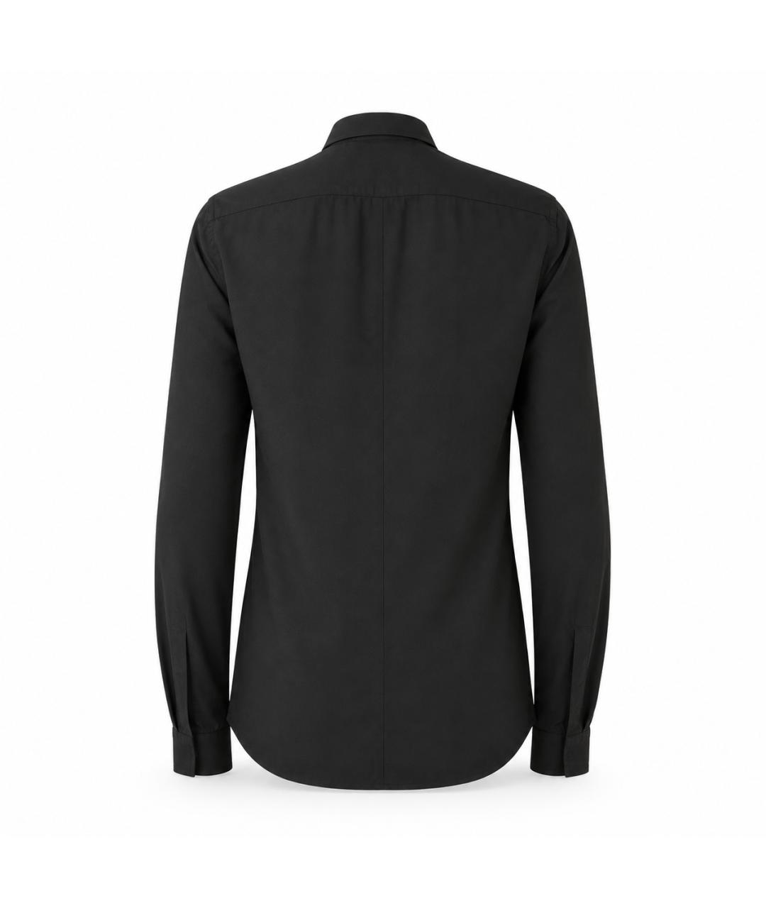 ANN DEMEULEMEESTER Черная вискозная рубашка, фото 3