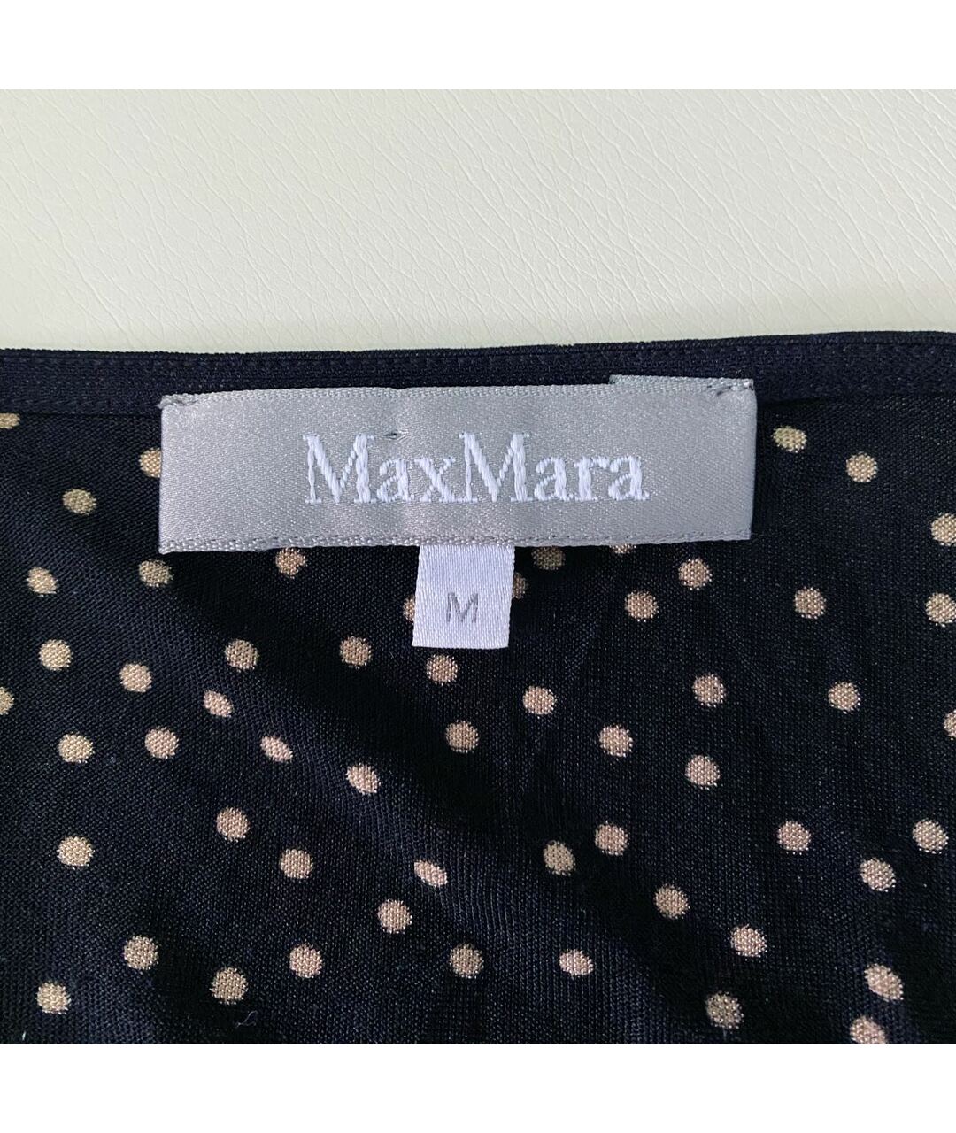 MAX MARA Черная шелковая рубашка, фото 3