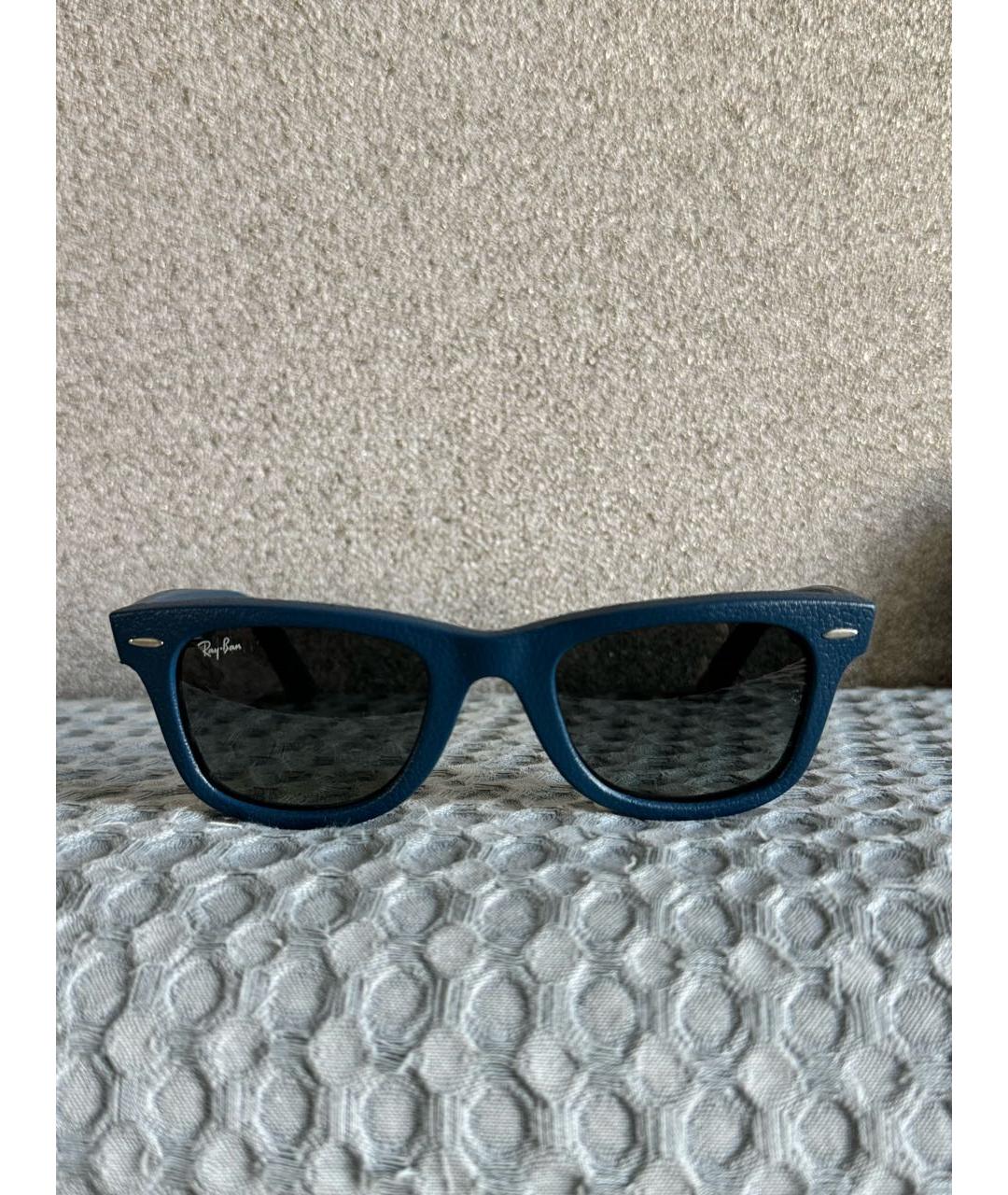 RAY BAN Синие солнцезащитные очки, фото 5