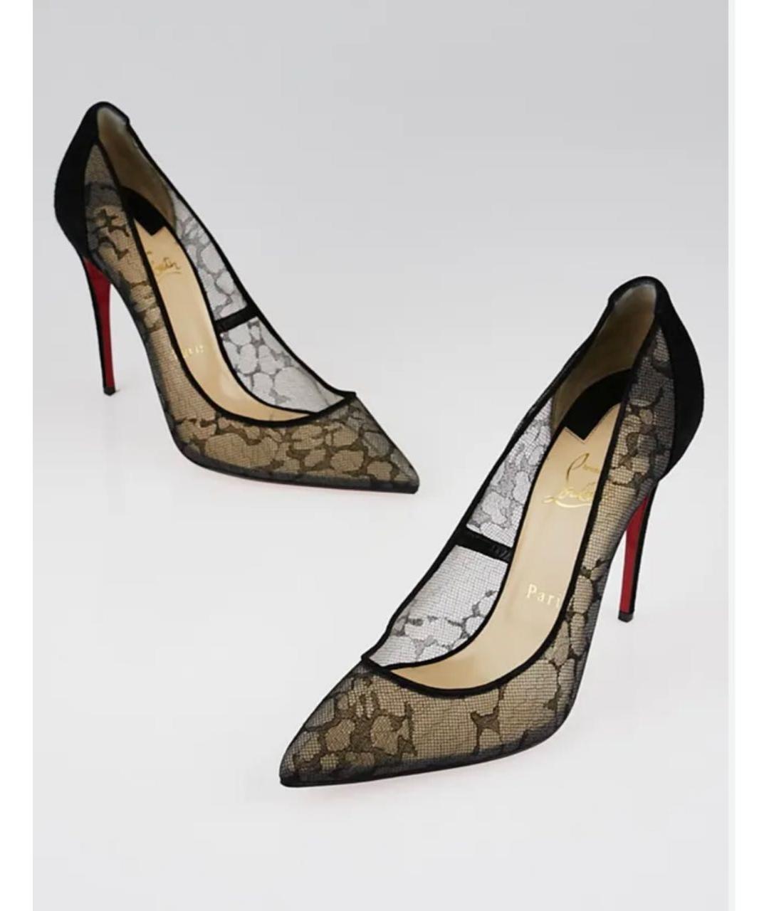 CHRISTIAN LOUBOUTIN Черные туфли, фото 3