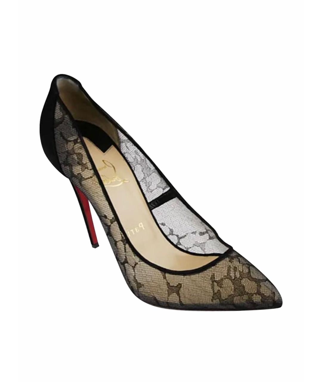 CHRISTIAN LOUBOUTIN Черные туфли, фото 1