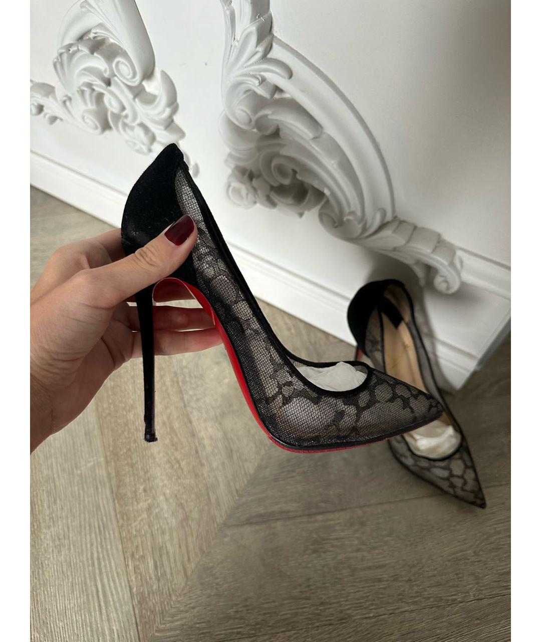 CHRISTIAN LOUBOUTIN Черные туфли, фото 2