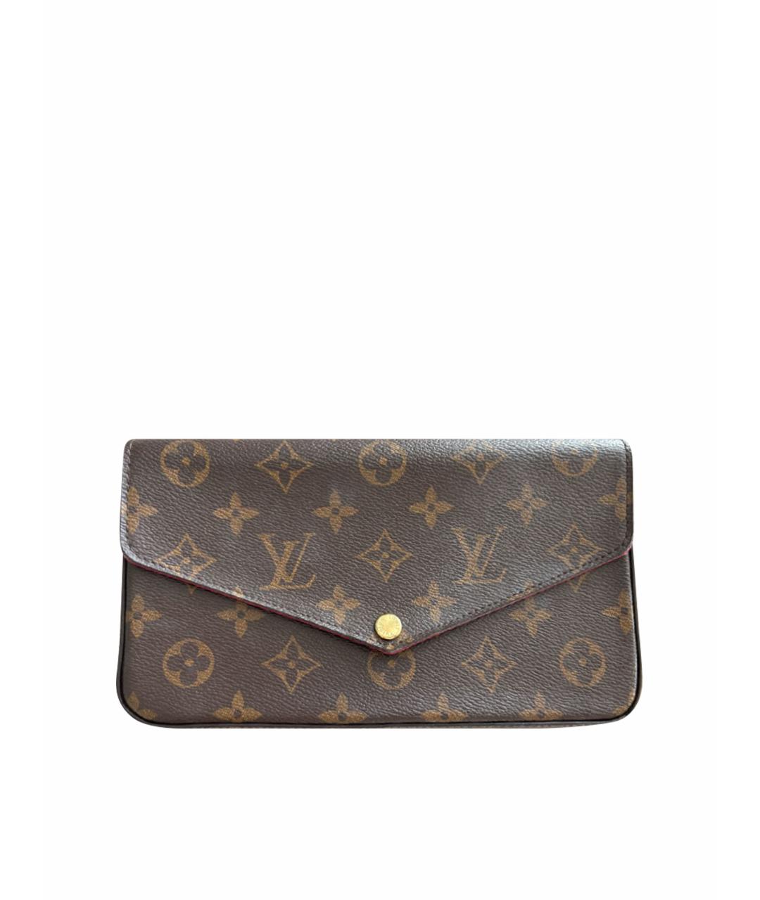 LOUIS VUITTON Коричневая сумка через плечо, фото 1