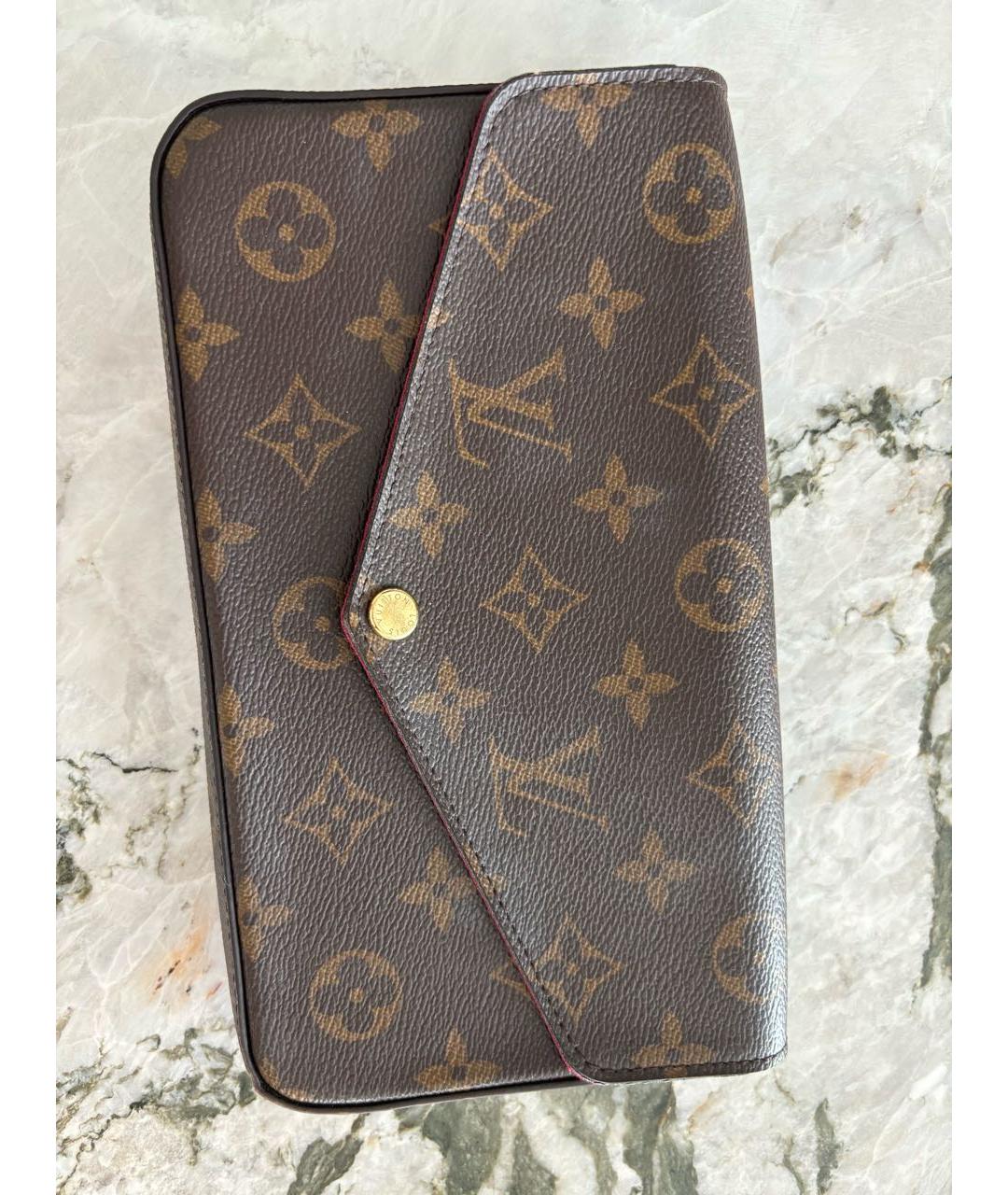 LOUIS VUITTON Коричневая сумка через плечо, фото 4