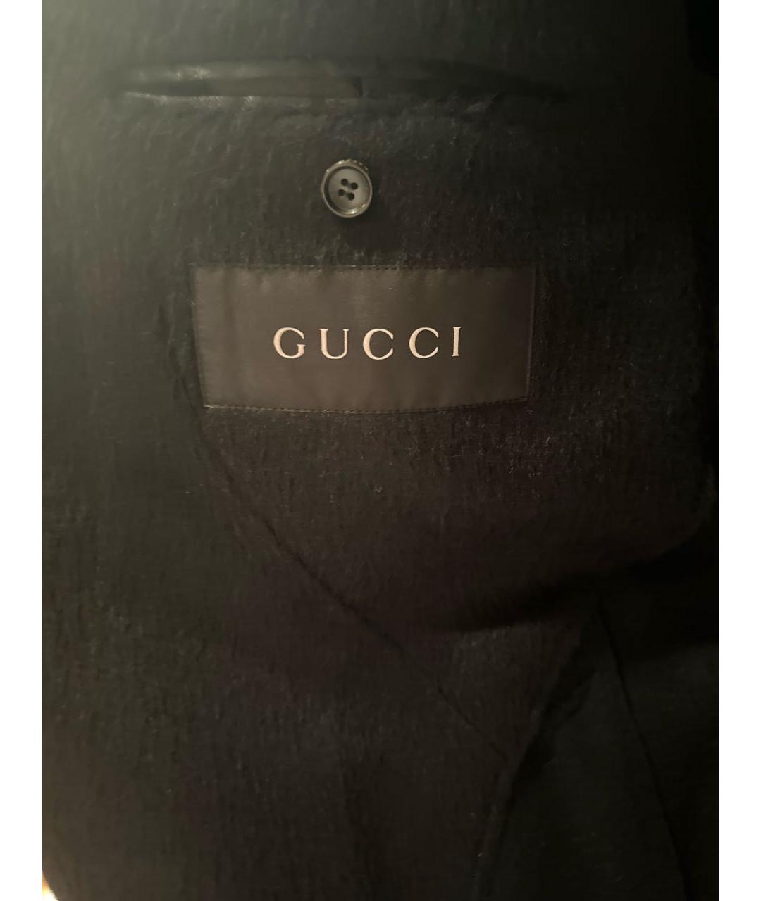 GUCCI Черная шерстяная куртка, фото 3