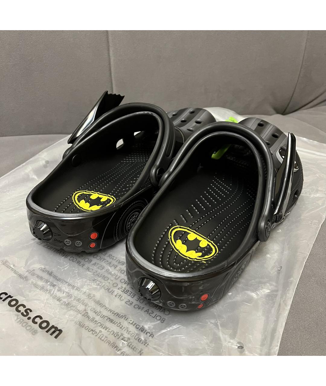 CROCS Черные шлепанцы, фото 6