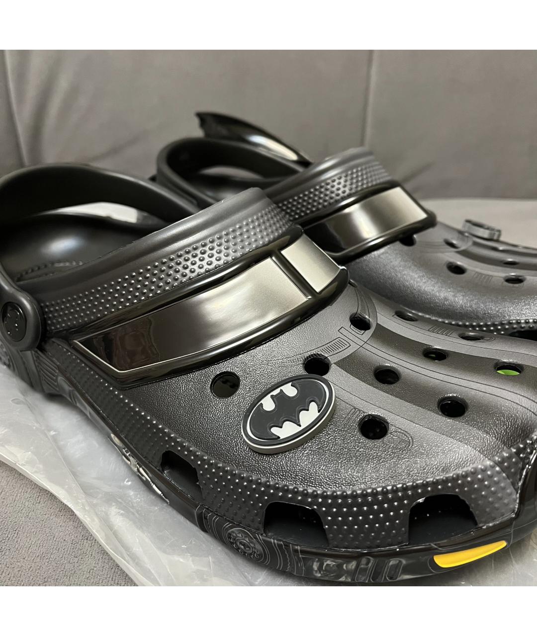 CROCS Черные шлепанцы, фото 5
