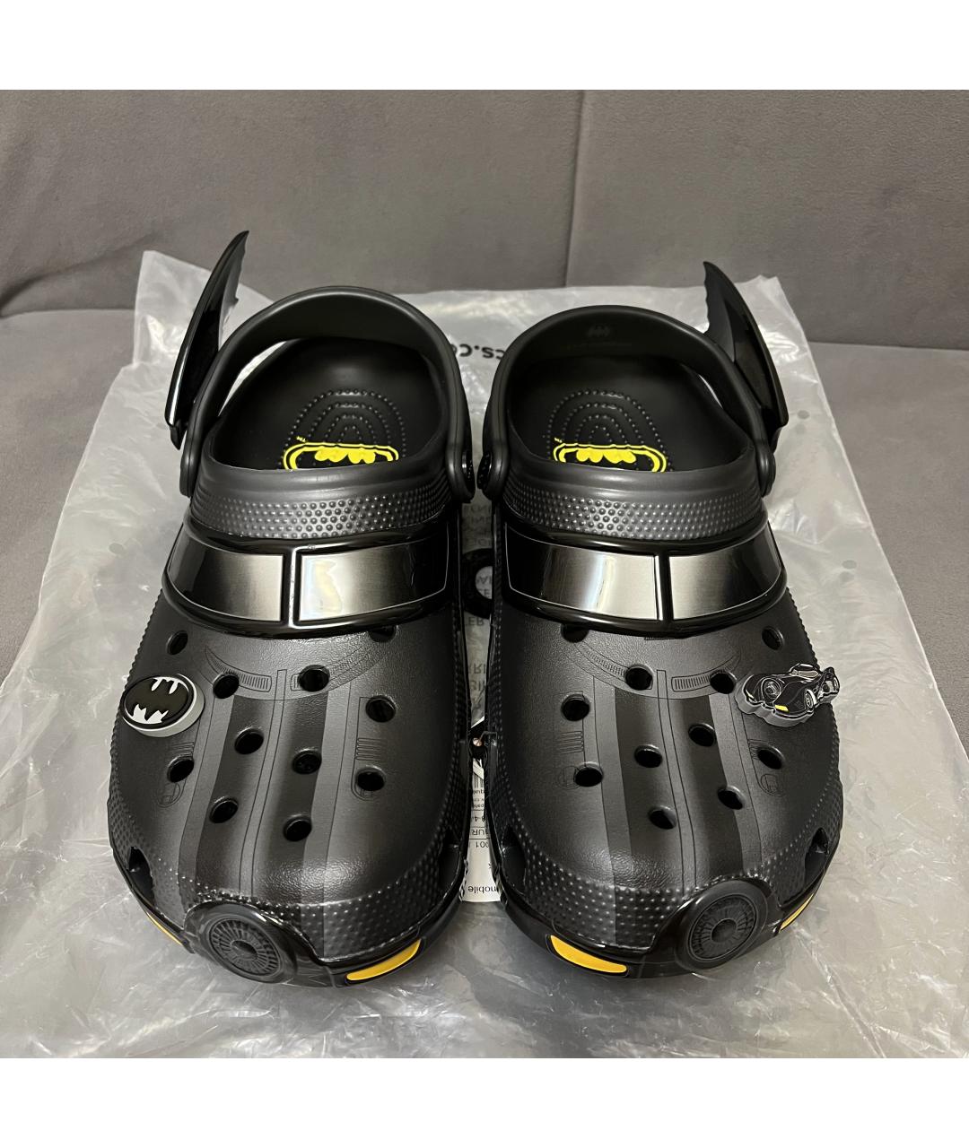 CROCS Черные шлепанцы, фото 4