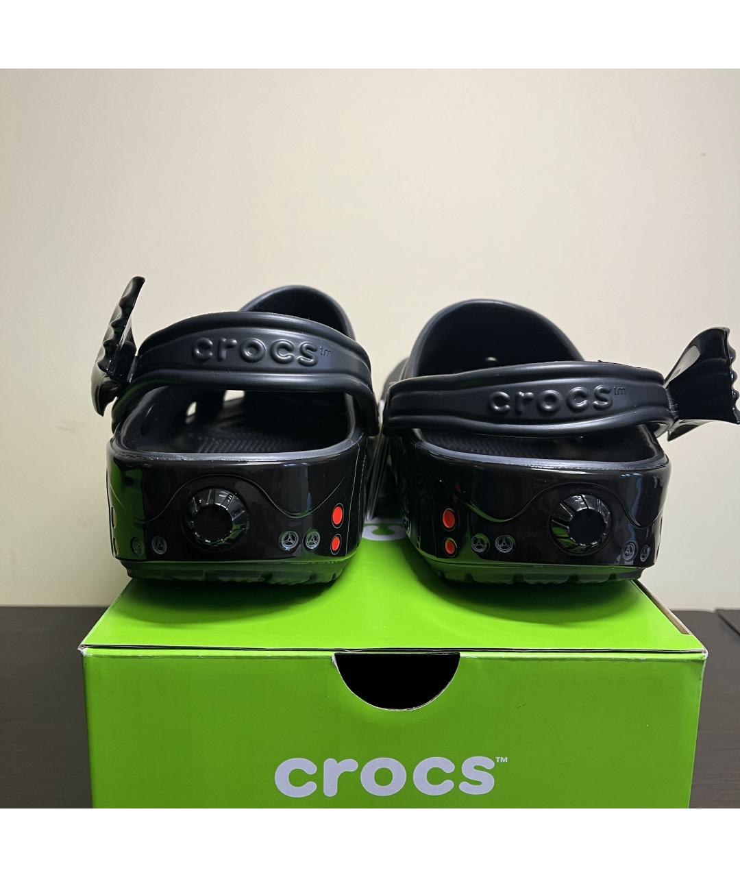 CROCS Черные шлепанцы, фото 9