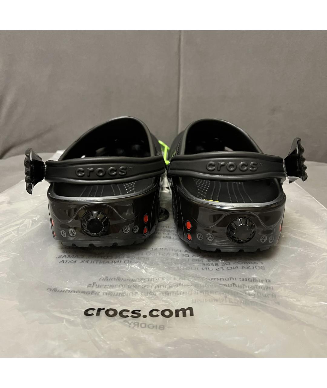 CROCS Черные шлепанцы, фото 8