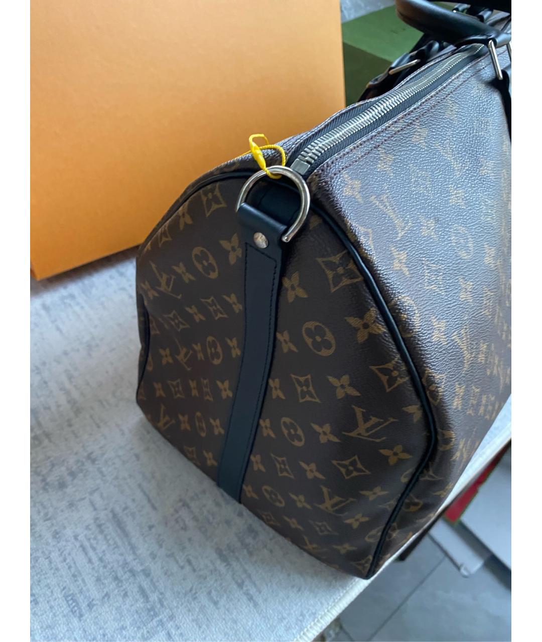 LOUIS VUITTON Коричневая дорожная/спортивная сумка, фото 2