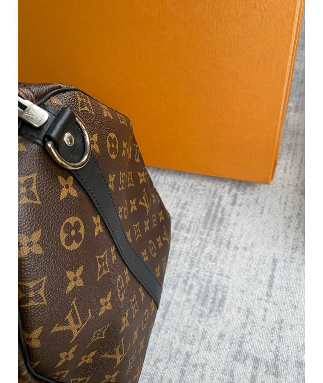 LOUIS VUITTON Коричневая дорожная/спортивная сумка, фото 3