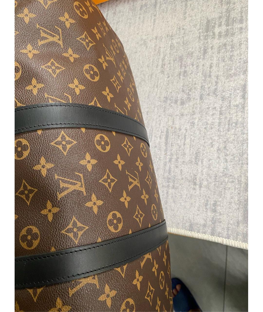 LOUIS VUITTON Коричневая дорожная/спортивная сумка, фото 4