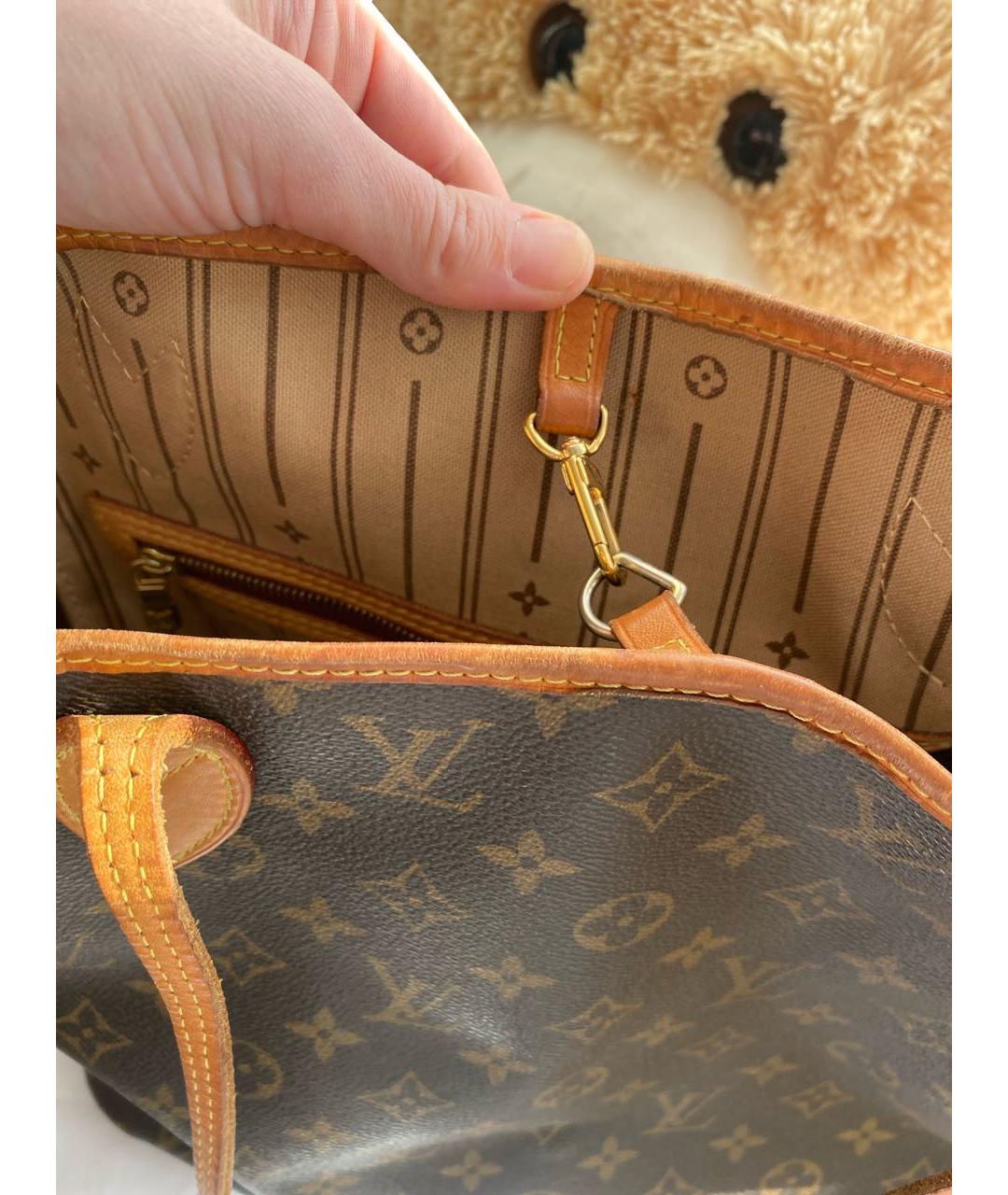 LOUIS VUITTON Коричневая сумка тоут, фото 2