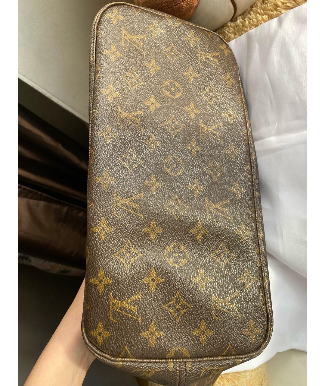 LOUIS VUITTON Коричневая сумка тоут, фото 7