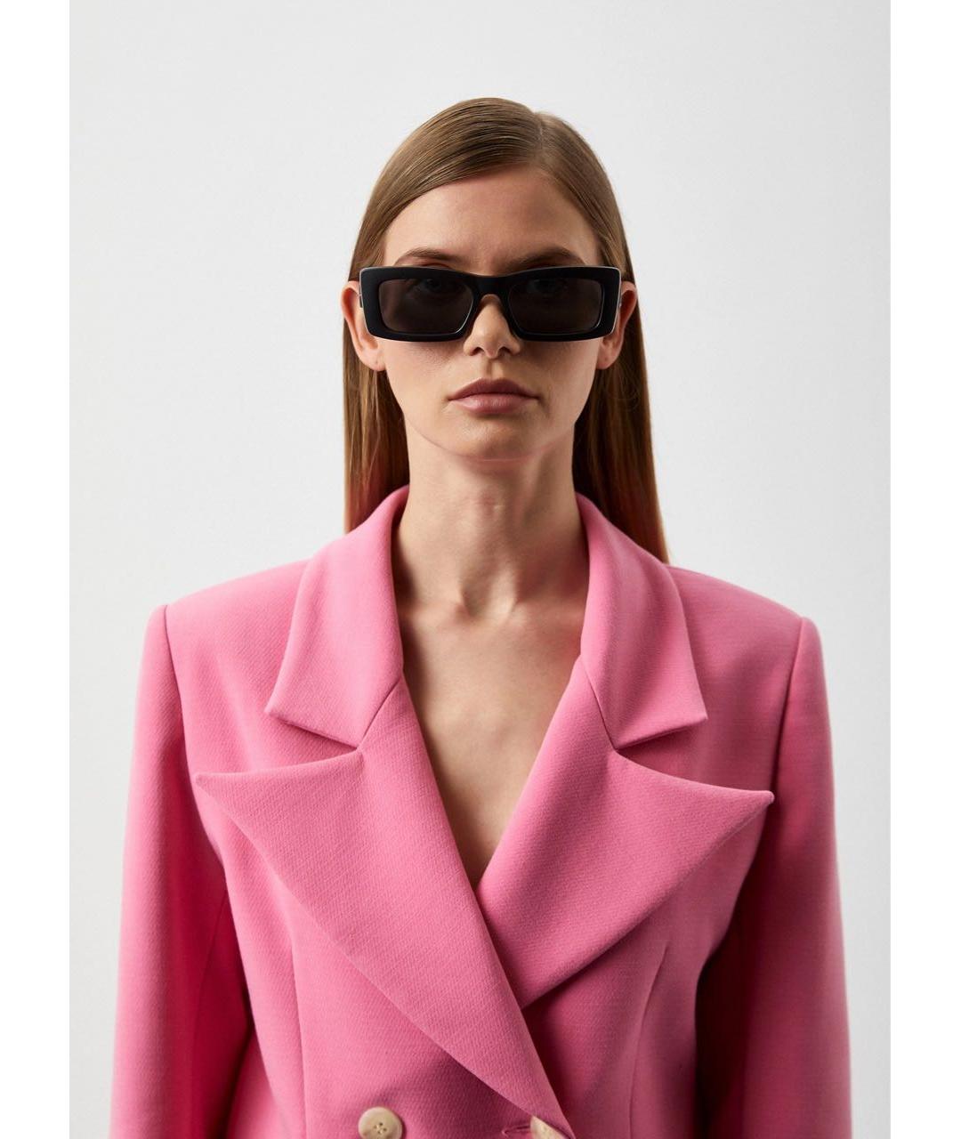 DOLCE&GABBANA Черные металлические солнцезащитные очки, фото 8
