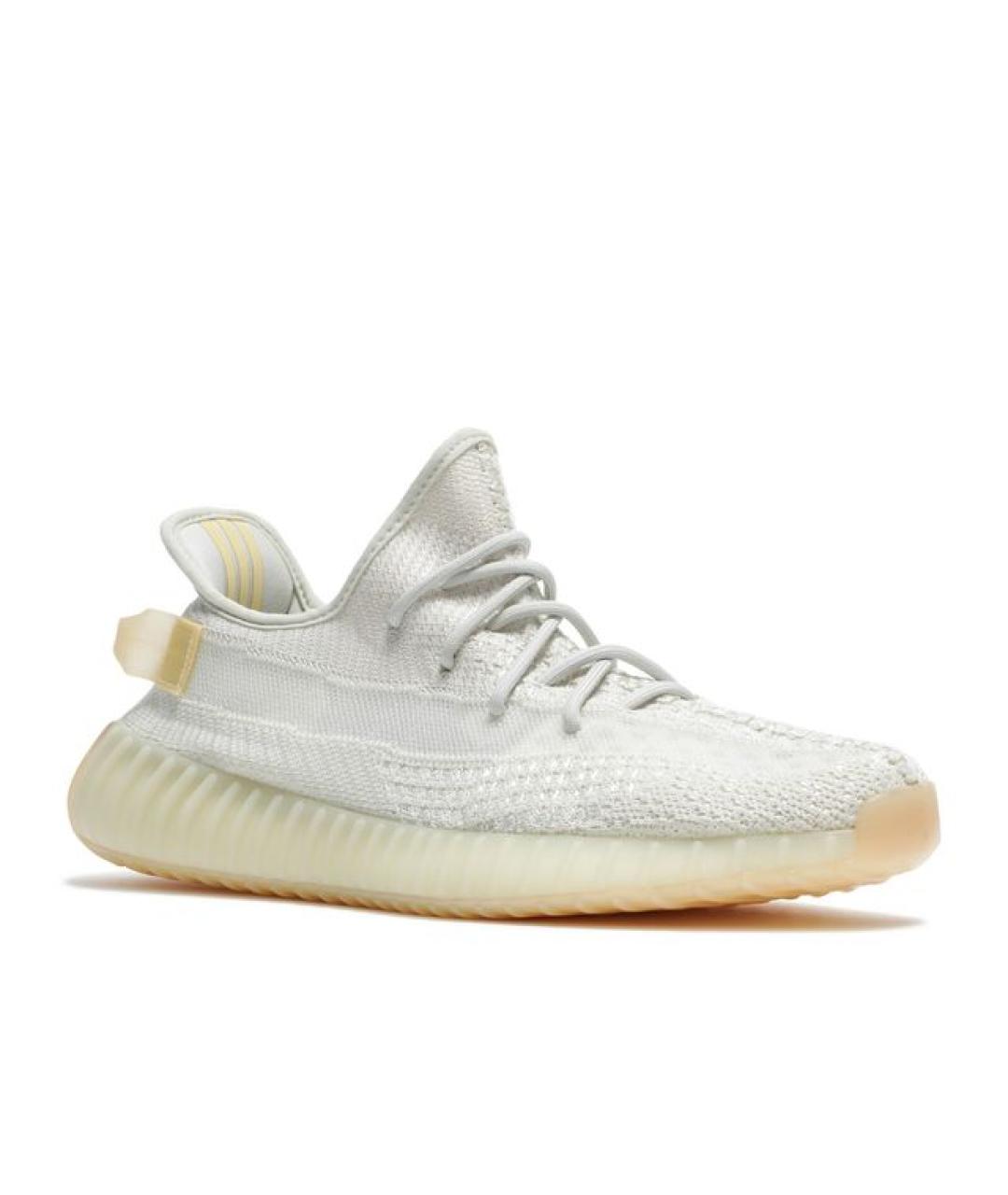 ADIDAS YEEZY Бежевые текстильные кроссовки, фото 2