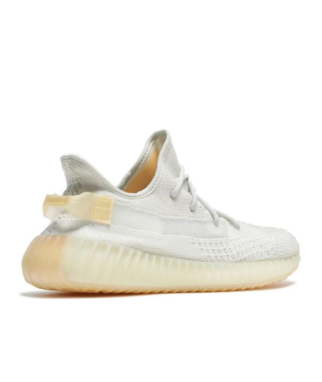 ADIDAS YEEZY Бежевые текстильные кроссовки, фото 3