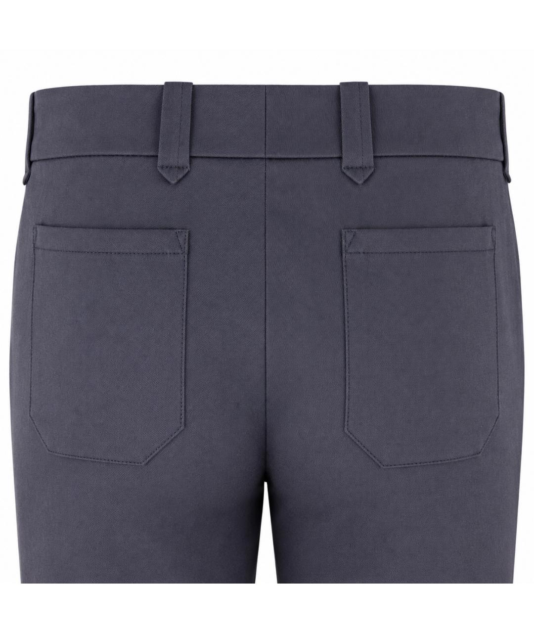 CELINE Фиолетовые хлопковые брюки узкие, фото 4