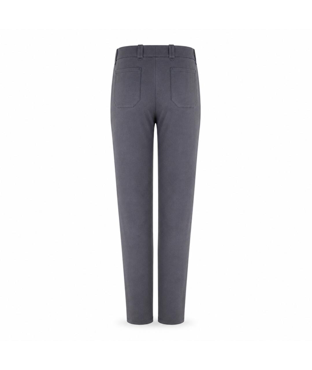 CELINE Фиолетовые хлопковые брюки узкие, фото 3
