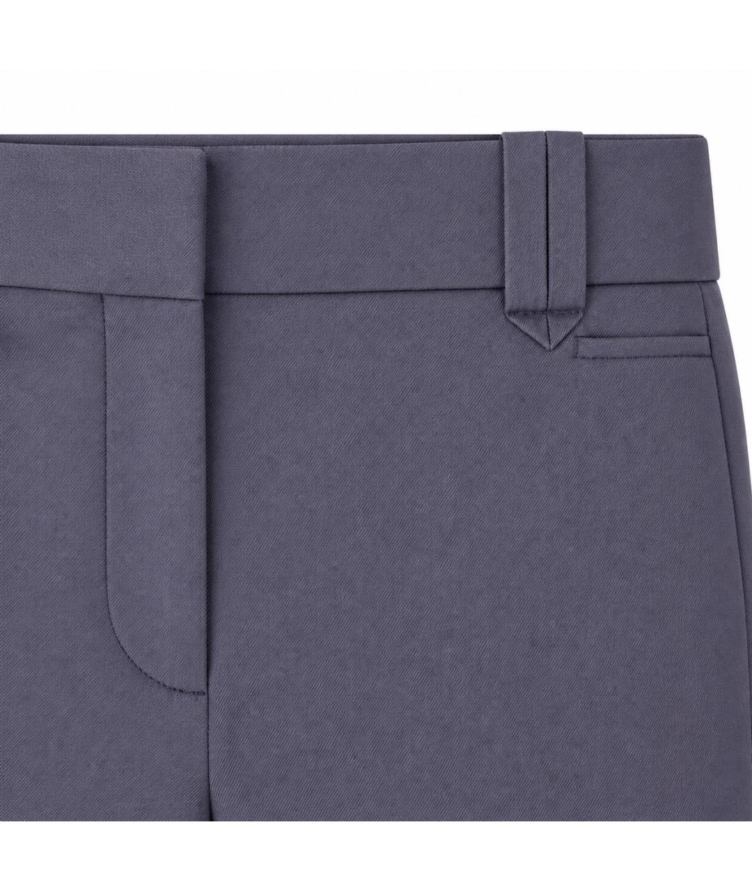 CELINE Фиолетовые хлопковые брюки узкие, фото 2