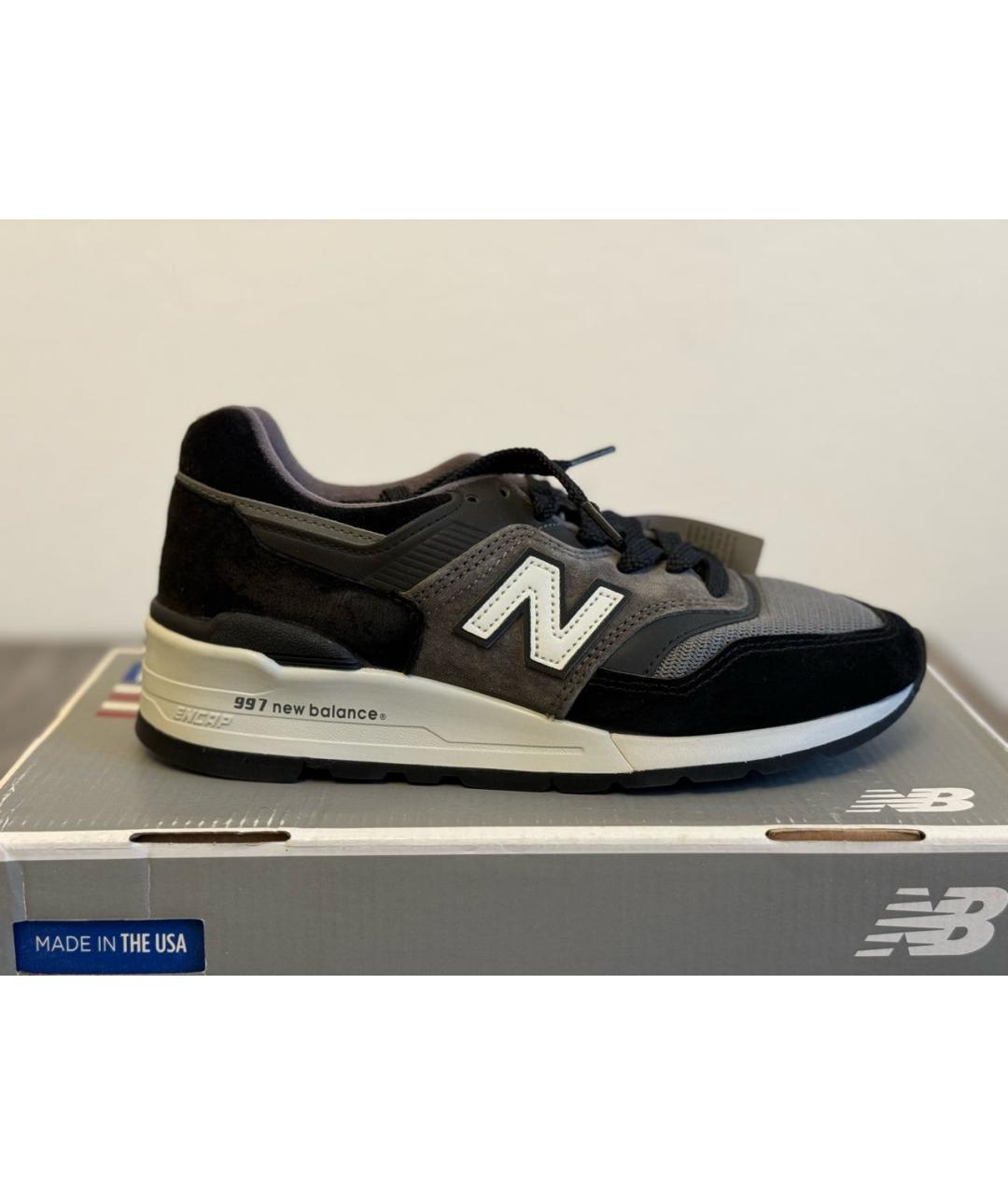 NEW BALANCE Антрацитовые кроссовки, фото 1